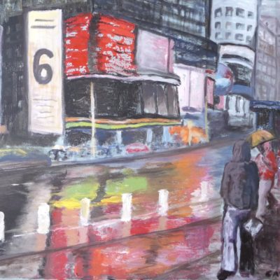 NY la nuit sous la pluie (61x50)2009v