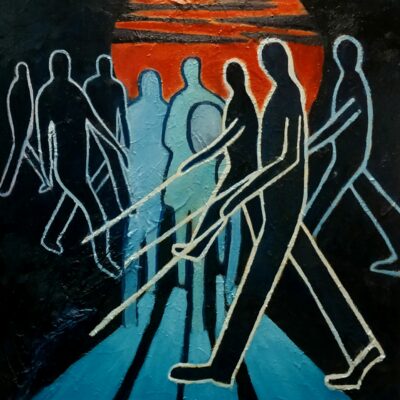 GF_Aveuglement_acrylique et huile_100x81