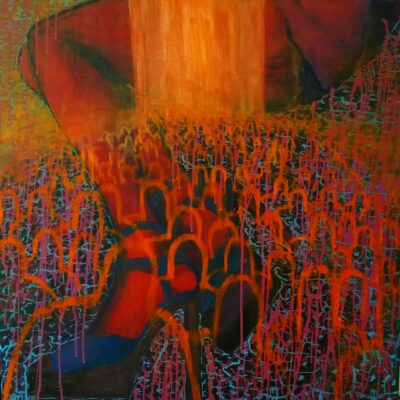 MF_Espoir_acrylique et huile_ 80x80_1 000 €